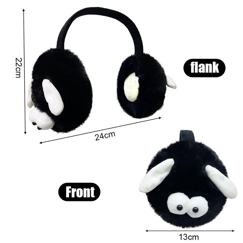 Bseical Ear Warmers Winter Rabbit Earmuffs, Plush Earmuffs for Winter,