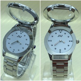 Tactile Braille Watch for Blind People or The Elderly Grey Dial (for Man)