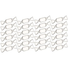 ARTIBETTER 24Pcs Candy Shaped Jewelry Box Mini Clear Jewelry Case Plastic Beads Storage Containers Travel Jewelry Case Beading Storage