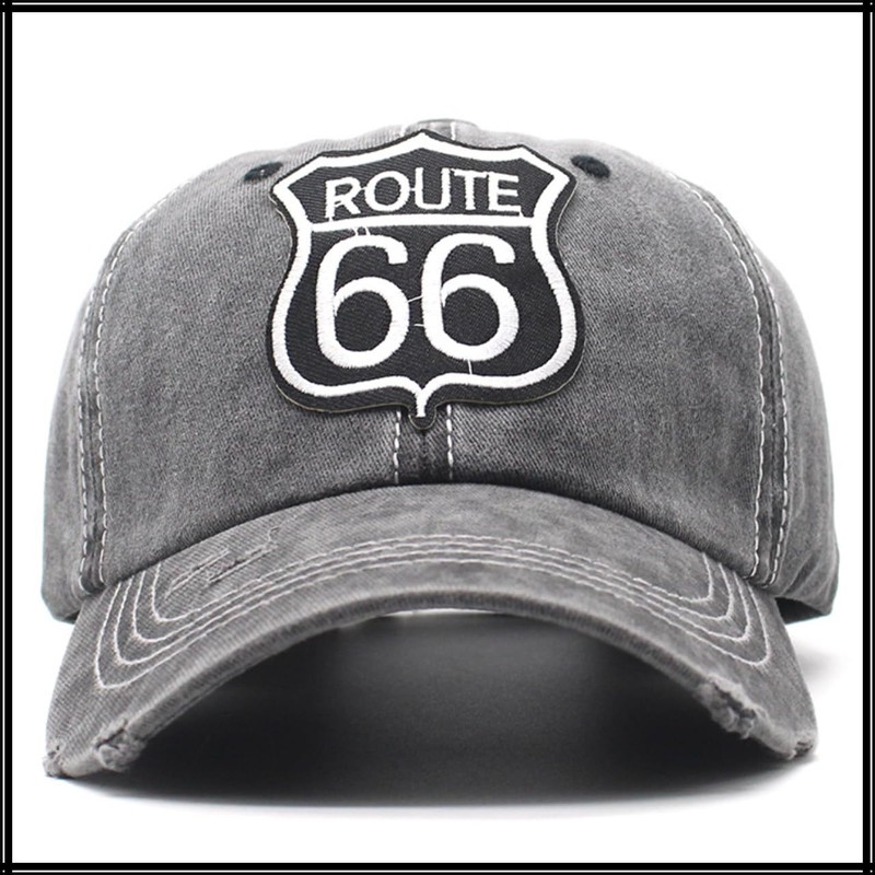 White Fang CZ187 Hat Cap Route 66 Cool, Simple, Outdoor,