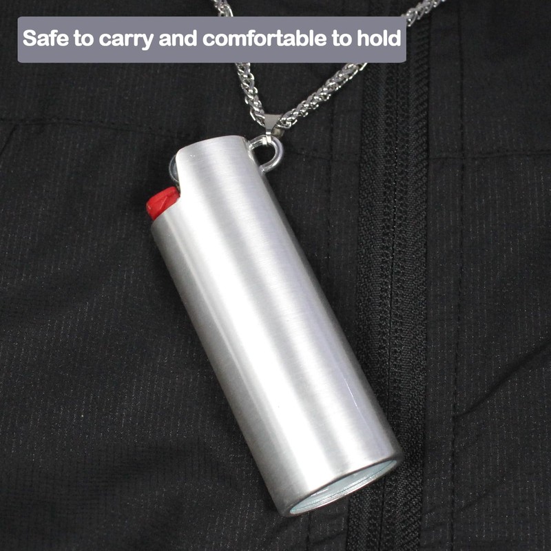 HUMWE Metal J6 Lighter Case Cover Reusable for Bic Regular