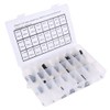 240Pcs Elastic Cylindrical Pin Carbon Steel Hollow Positioning Auxiliary Parts