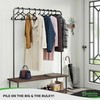 Ultra Heavy Duty Plastic Clothes Hangers - Black - Durable