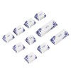 10PCS Key Caps Dye Sublimation Processblue and White Porcelain Style