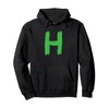 Creative Bold Green Letter H - Design Alphabet - Marker