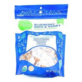 Simple Truth Organic Blueberry Oats & Honey Granola Clusters 11 oz, 2 Pack