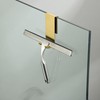 Taozun Shower Door Hooks, Gold Towel Hooks for Bathroom Frameless