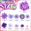 BBTO 21 Pcs Flower Hair Clip Rose Hair Clips Barrettes