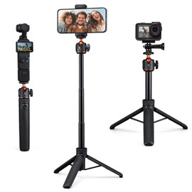 K&F CONCEPT MS62 25.6'' Mini Selfie Stick Tripod Stand