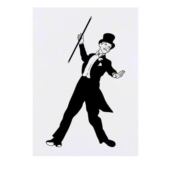 'Tap Dancer' Temporary Tattoo - Water Resistant, Skin-Safe, Non-Toxic Transfer