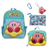 Kirby 5-Piece Set: 16 Backpack, Lunchbox, Utility Case, Rubber Keychain,