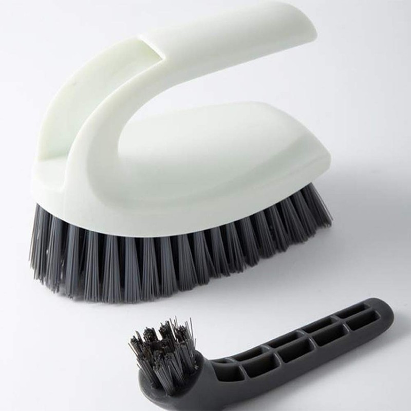 Cleaning Brush,Scrub Brush for Scrubbing Bathroom Floor Carpet White