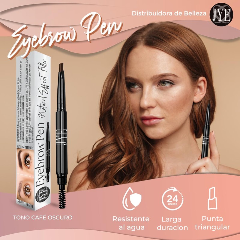 Lapiz Definidor de Cejas, Delineador de Cejas, Impermeable larga duración,
