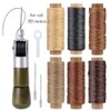 Leather Sewing Awl Thread Kit with Waxed Thread Manual Speedy