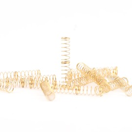 auguri Keyboard Switches Springs Dual Stage Gold Plated 35g 110Pcs/Pack Custom DIY 22mm Two Stage Spring for Cherry Gateron MX Switches Replacement