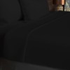 Soleil d'ocre, Flat Sheet, Cotton, 57 Threads, Black, 180 x