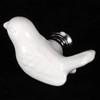 Tissting 4 Pack Bird Shape Ceramic Knobs, Elegant Bird Shape