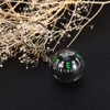 Outdoor Keyring Compass, Ball Key Fob Liquid-Filled Compass Ball Key