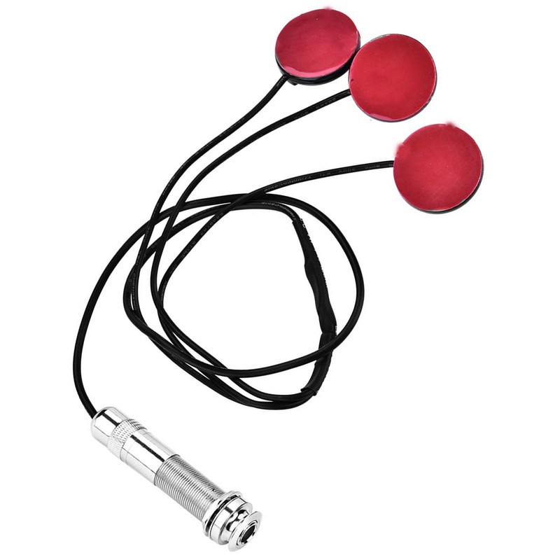 Self adhesive Piezo Transducer Microphone Pickup with Endpin Jack for