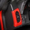 Carworld66 For Corvette C6 2005-2013 Red ABS Car Dashboard Side