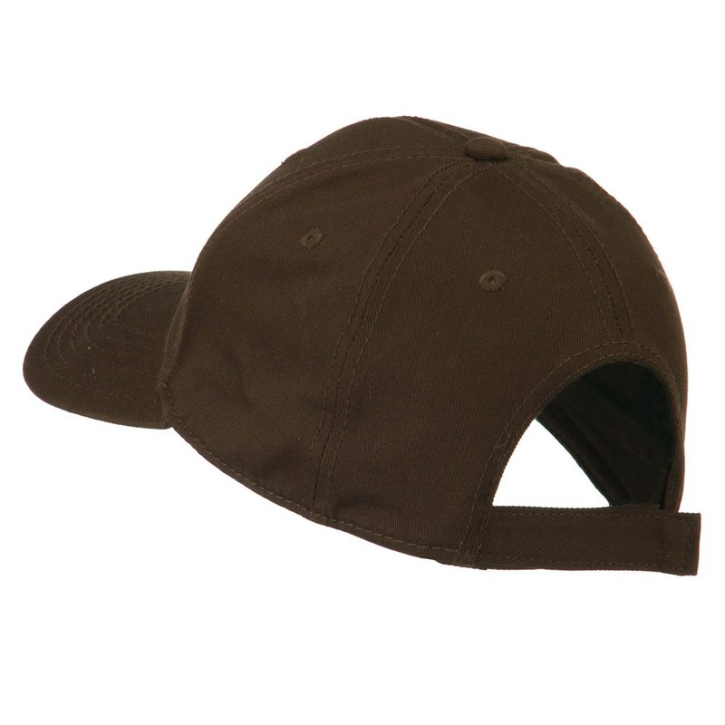 e4Hats.com Sheriff Embroidered Low Profile Cap - Dark Brown OSFM