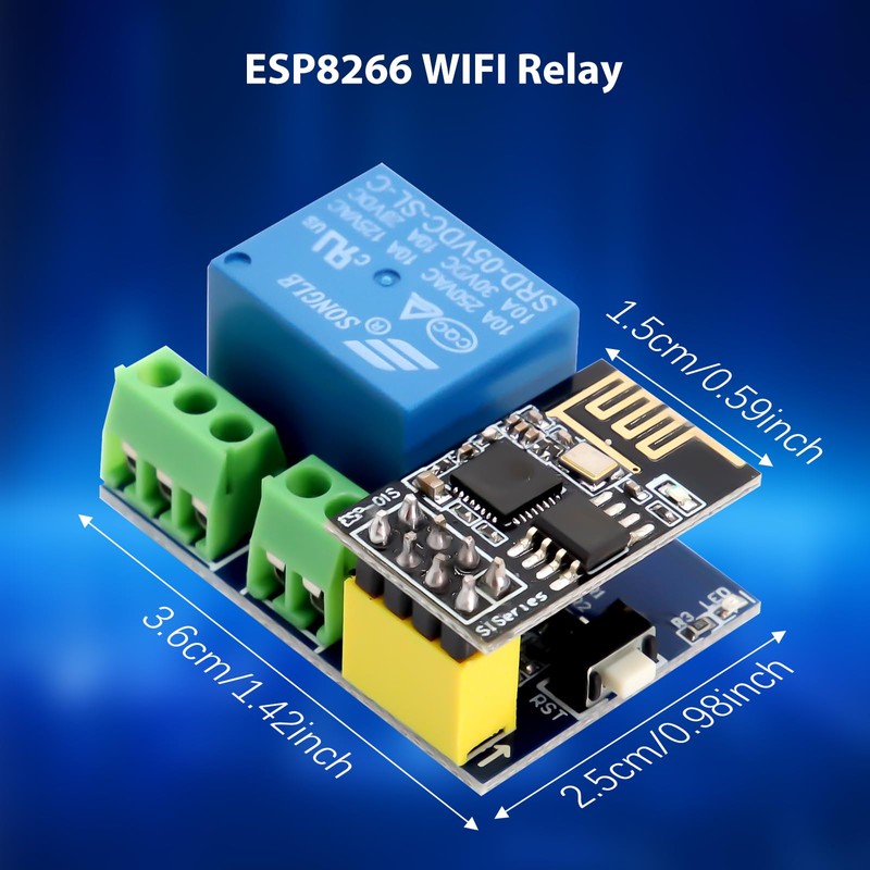 ESP8266 Relè AYWHP ESP-01 WiFi Relay Modulo 5-12V ESP8266 Modulo