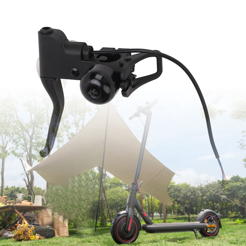Electric Scooter Brake Lever with Bell Nylon Metal Scooter Left