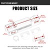 Foot Pegs Extension 2-1/2" Stirrup Heel Rest Extender for Harley
