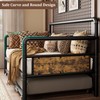 GarveeHome Metal Daybed Frame Twin Size,Heavy Duty Metal Twin Bed
