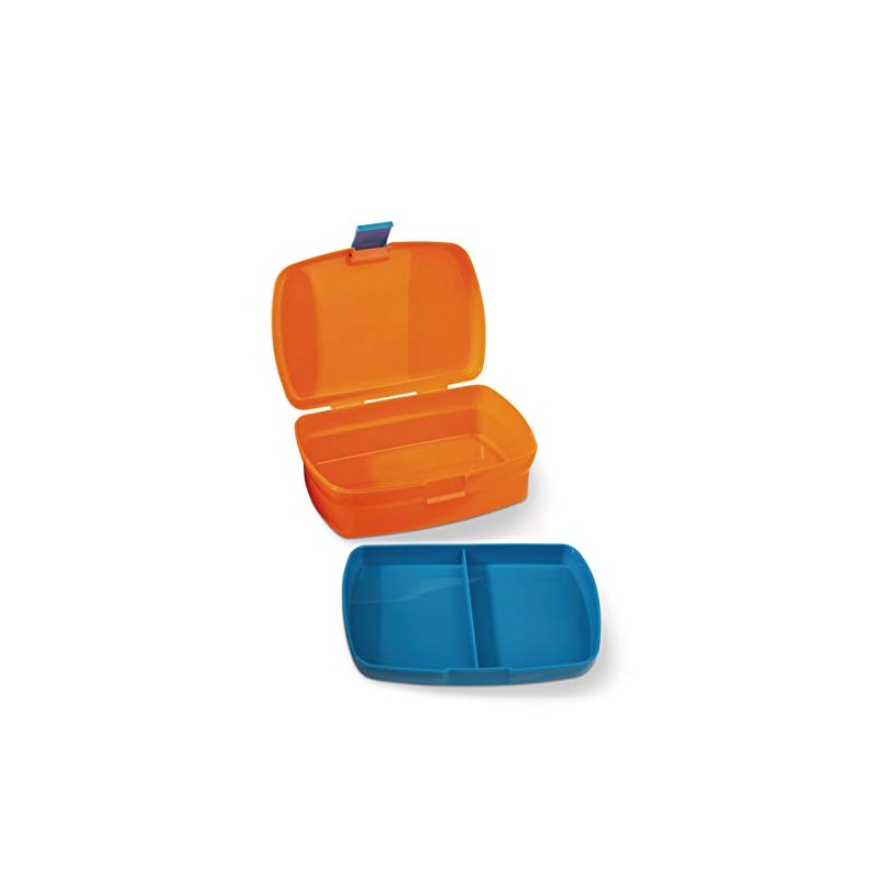 Nici 45442 Lunchbox, Pat The Dog, 18x12,5x6,5cm, Orange/Blue