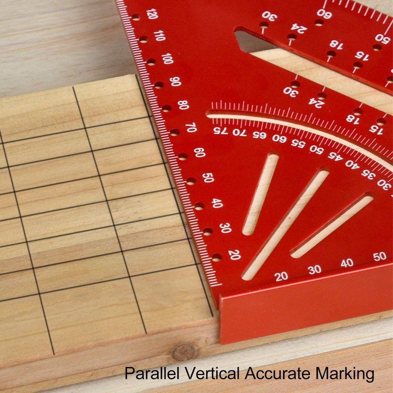 7 Inch 90 Degree Rafter Square Protractor Aluminum Alloy Woodworking