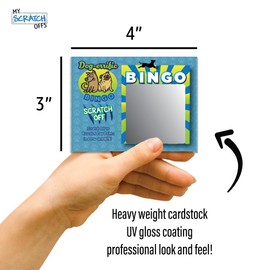 My Scratch Offs 50 Pack Puppy Dog Scratch Off Bingo Card Party Favors for Animal Lovers (Dog Bingo)