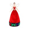 Gisela Graham 18 Centimetre Folk Art Resin and Fabric Tree