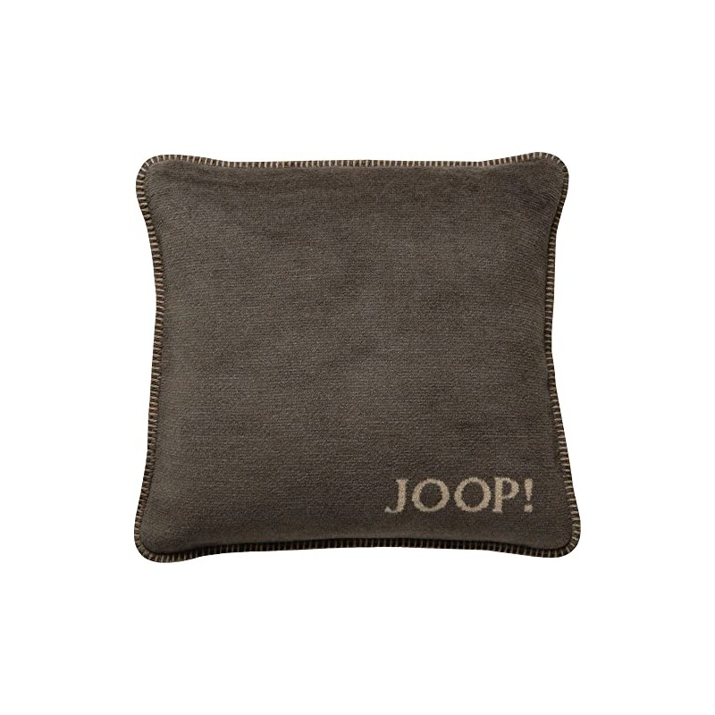 Joop 754684 Cushion Cover Plain Double-Sided Chestnut Cashew Cotton /