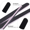 YIAGUN Nail Files Set,12PCS Professional Nail Files Double Sided Emery