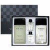 A two-piece set that provides moisture and nutrition to men's skin tired from shaving.