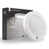SINCELIGHT PIR Motion Sensor 7W LED Ceiling Light (Î¦6'/146mm), Automatically ON/Off, Cool White 6000K, Flush Mount for Closet Light, Under Cabinet Light, Damp Use
