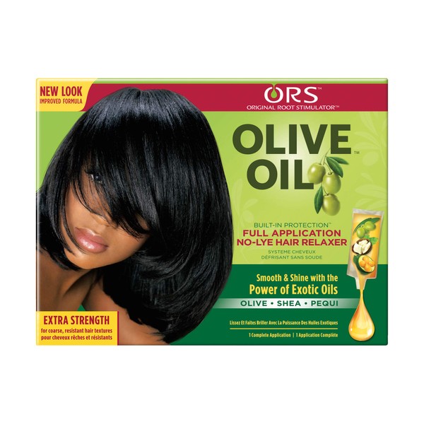ORS Olive Oil No Lye Relaxer Kit, Extra Strength (Pack of 6)