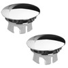 Pack of 2 Sink Overflow Covers, Siphon Cover for Sink