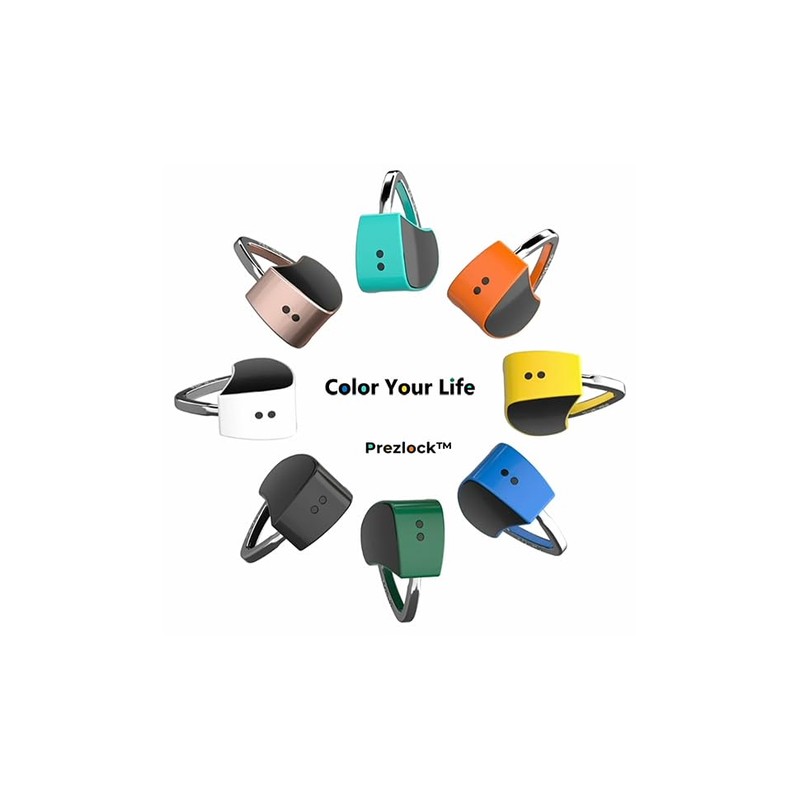 Fingerprint Padlock, Smart Padlock with Keyless Biometric, Colorful, Fashionable Lock,