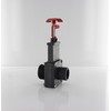 Steinbach Fittinge Gate Valve, Black, Diameter: 38 MM x 1