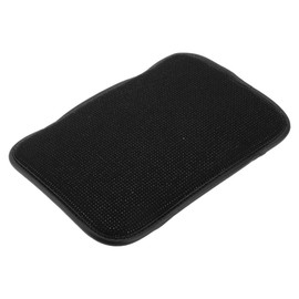 A ABSOPRO Car Armrest Cushion Pad Non-slip 12.20" x 8.66" Seat Box Cover Protector Rhinestone Black Center Console Lid