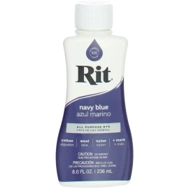 Tinta líquido multiusos Rit, azul marino, 8 fl oz