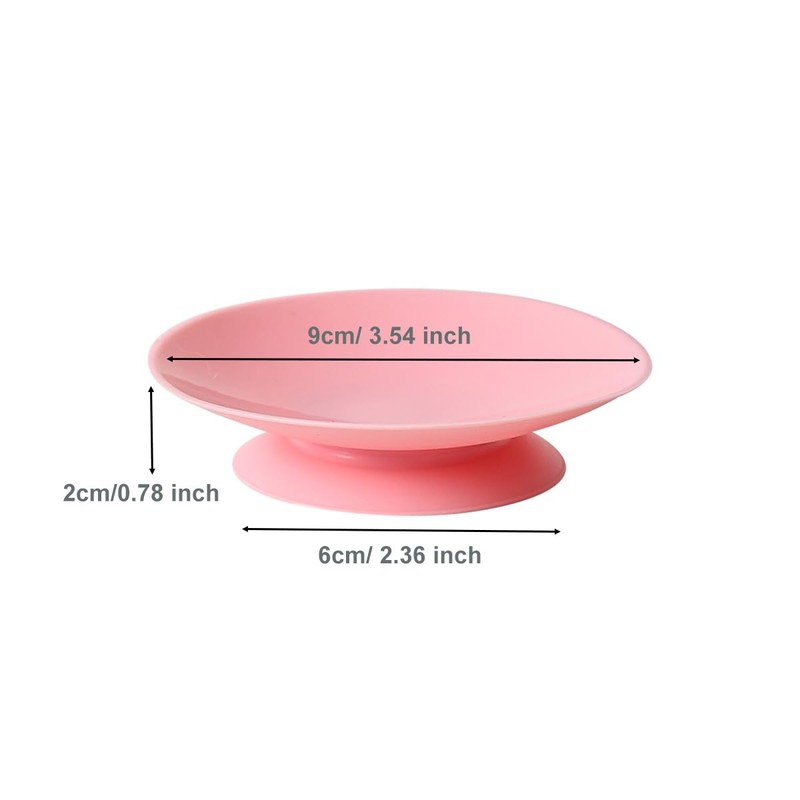 ZAAWUUT 3 Pieces Dish Suction Cups, Double Sided Dish Attachment