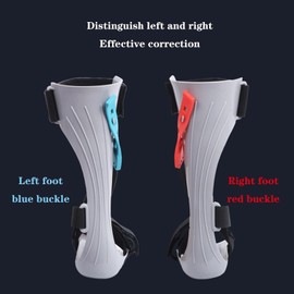 Drop Foot Brace, Plantar Fasciitis Night Splint, Orthosis Medical Ankle Foot Stabiliser for Recovery from Sprains and Arthritis Right, S