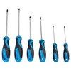 Pro User 6pc Blue Magnetic Chrome Vanadium Pozidriv Screwdriver Set