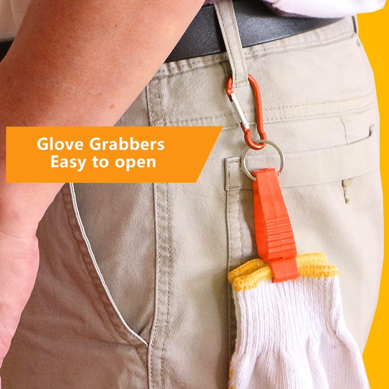 FVIEXE 20PCS Glove Clips for Work, Glove Holder Clip Work