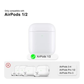 LoeoeL for Airpods Case Clear, Transparent Silicone Cute Girly Airpods 1st 2nd Generation Case with Keychain, Hard Shell Plastic Airpods Cover Accessories for Women Girls, Bright Neon Green Lime
