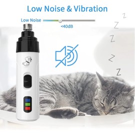 Unbranded Electric Dog Nail Grinder Pet Trimmer USB Charge Clipper Professional Wholesale
