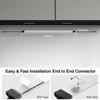 LABOREDUCER Under Cabinet Lights Plug in 10 Pack,11inch Ultra Thin